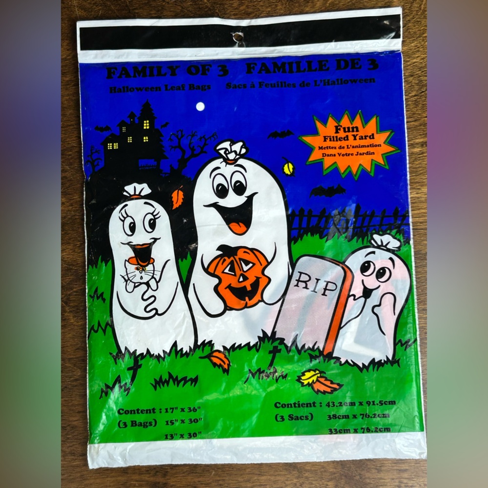Halloween yard bags